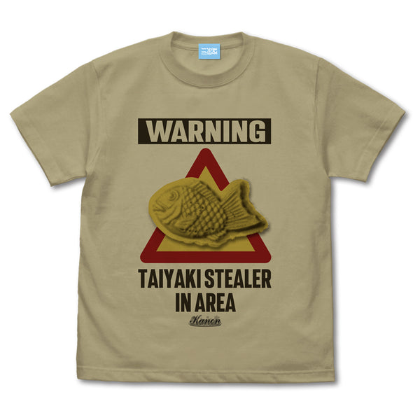 『Kanon』たいやき泥棒出没地帯 Tシャツ SAND KHAKI