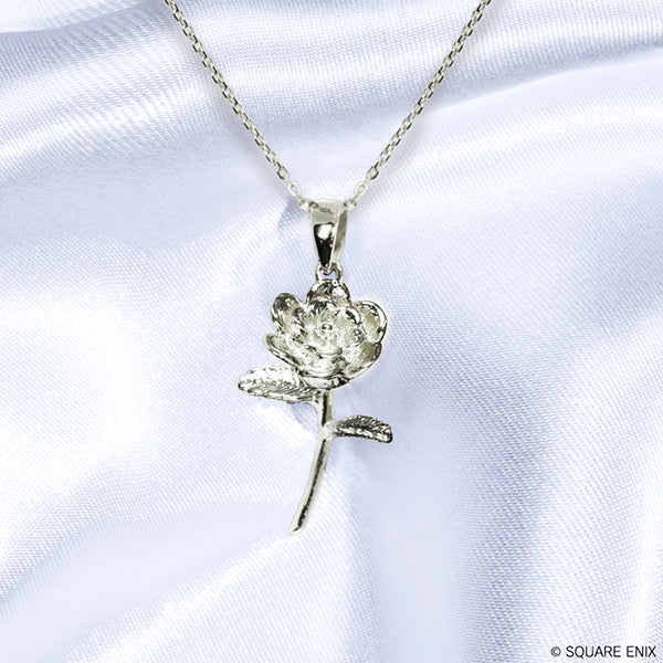 『FINAL FANTASY (ファイナルファンタジー) XIV 』Silver Pendant <Elpis Flower>