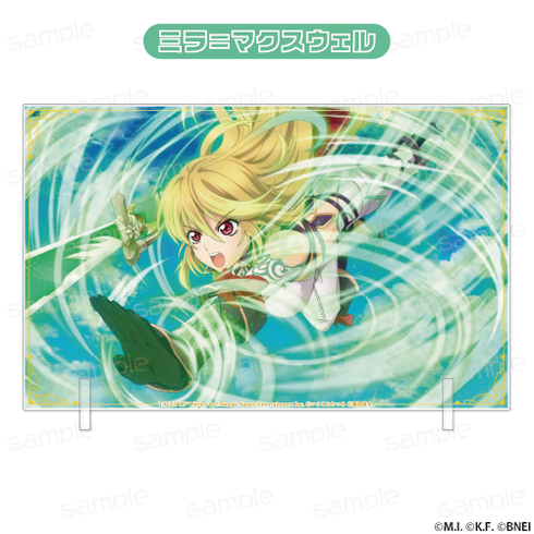 『テイルズ オブ シリーズ』アクリルビジュアルボード【ミラ=マクスウェル(精霊装)】