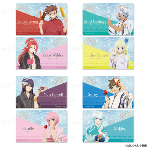 『テイルズ オブ シリーズ』名札風アクリルバッジ【浴衣D】セット