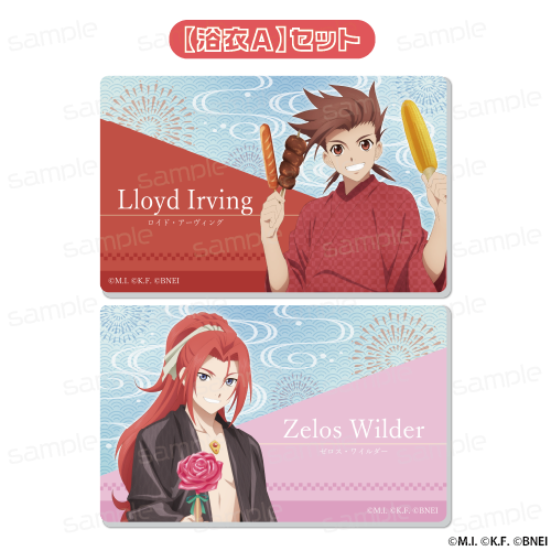 『テイルズ オブ シリーズ』名札風アクリルバッジ【浴衣A】セット