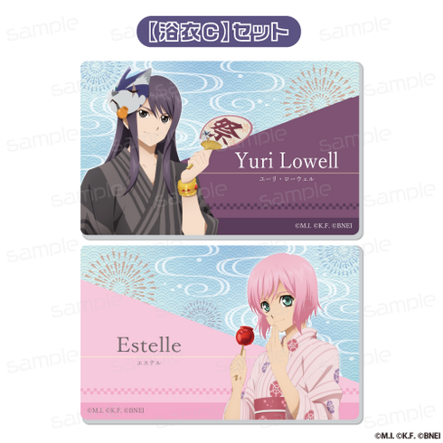 『テイルズ オブ シリーズ』名札風アクリルバッジ【浴衣C】セット