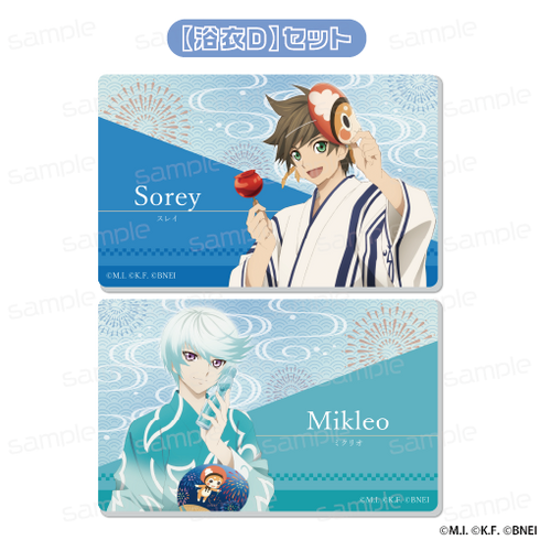 『テイルズ オブ シリーズ』名札風アクリルバッジ【浴衣D】セット
