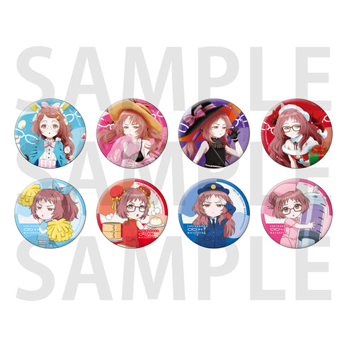 『好きな子がめがねを忘れた』四季折々の三重さん&三重さんの妄想四変化 トレーディングメタリック缶バッジ BOX