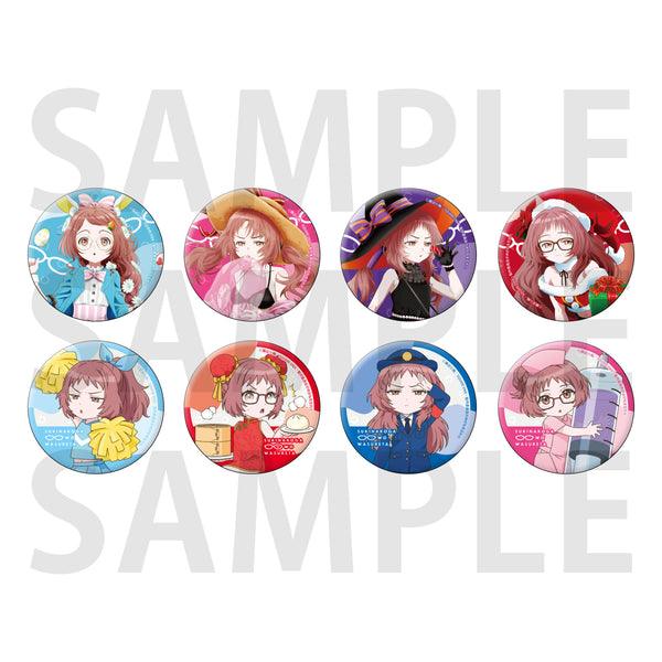 『好きな子がめがねを忘れた』四季折々の三重さん&三重さんの妄想四変化 トレーディングメタリック缶バッジ BOX