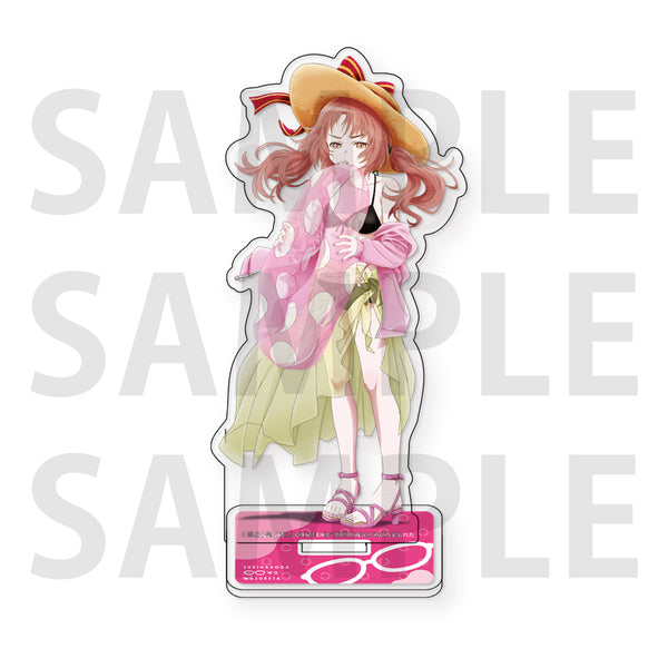 『好きな子がめがねを忘れた』四季折々の三重さん アクリルスタンド 夏「三重さんと海!」