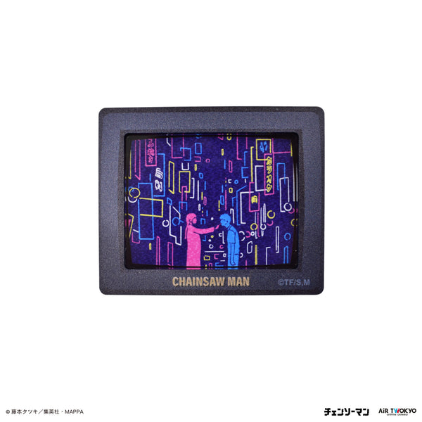 『チェンソーマン』シーンイラストブラウン管テレビ型マグネット1