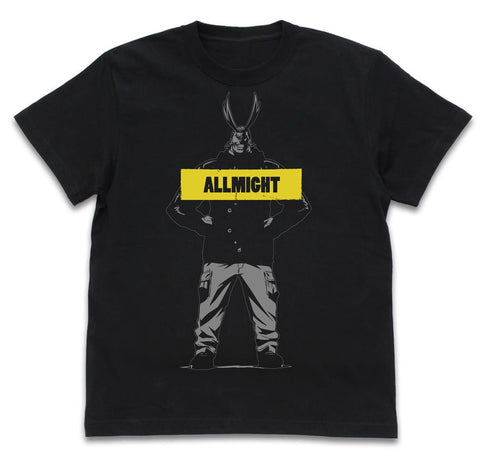 『僕のヒーローアカデミア』オールマイト Tシャツ 雪まつりVer./BLACK【202405再販】