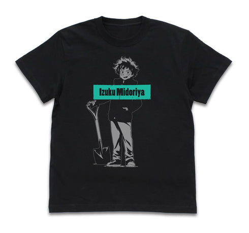 『僕のヒーローアカデミア』緑谷出久 Tシャツ 雪まつりVer. / BLACK【202405再販】