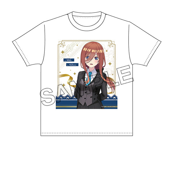 『五等分の花嫁∽』 描き下ろしTシャツ 中野三玖