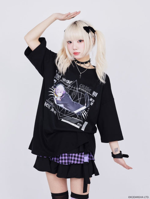 『ハンドレッドノート』× QOOZA / 苦瀬 結人 ビックシルエット TEE