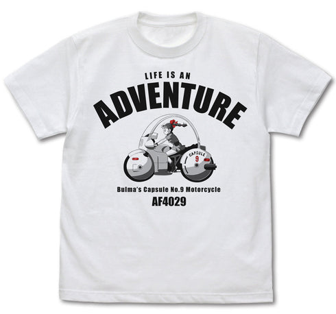 『ドラゴンボール』ブルマのバイク Tシャツ【202406再販】