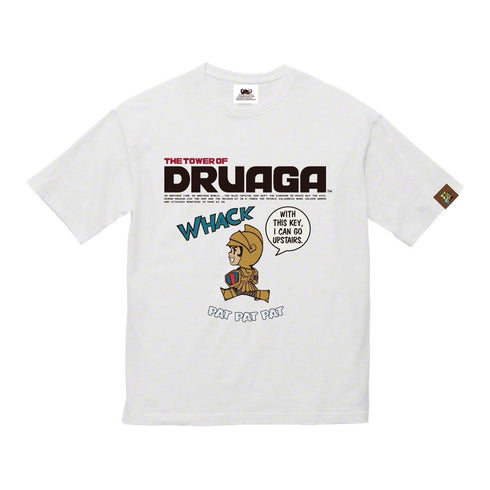 『ドルアーガの塔』ビッグシルエットTシャツ ホワイト