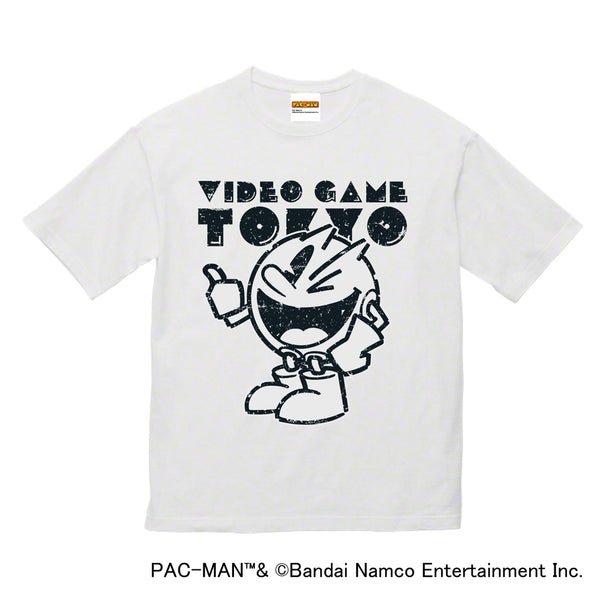 『パックマン』ビッグシルエットTシャツ/ホワイト