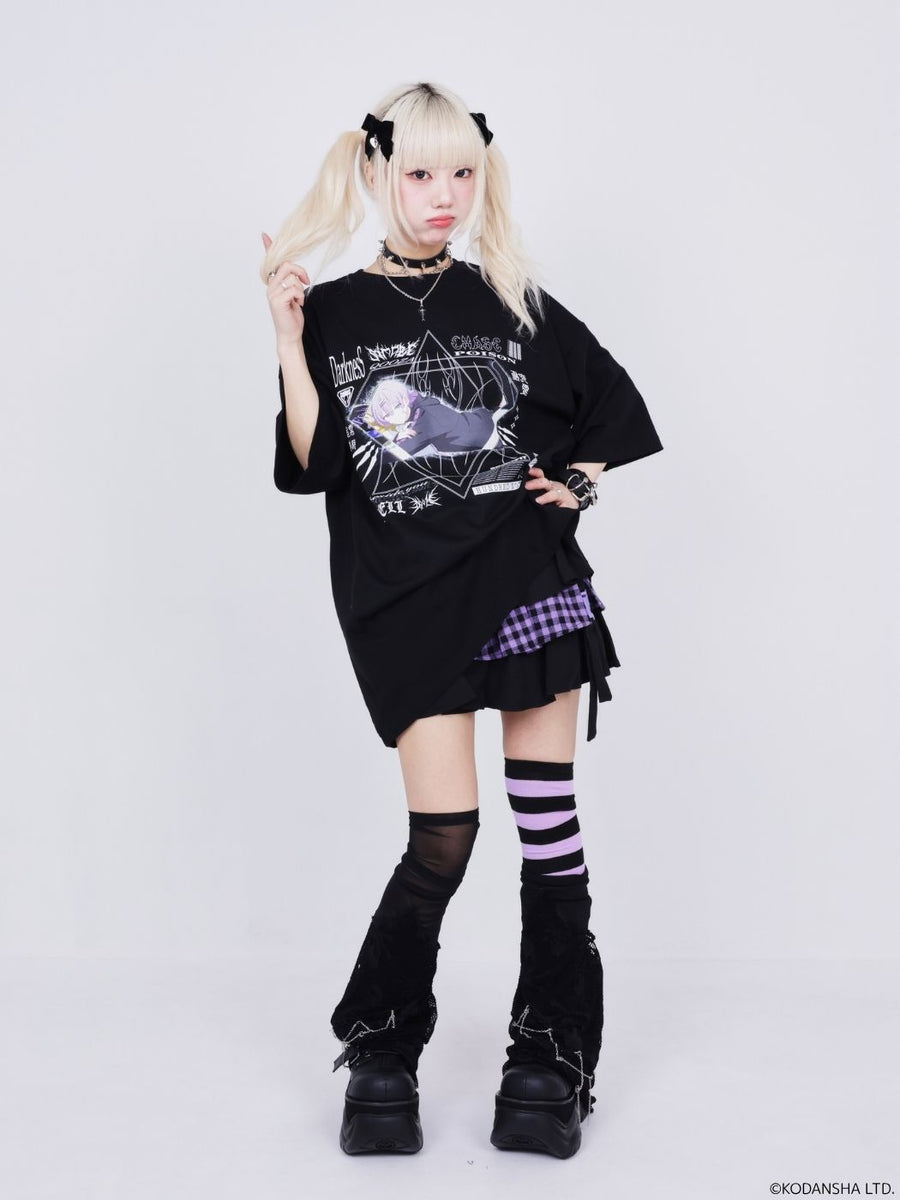 QOOZA × しゅごキャラ！​ / ビックシルエット TEE ハンドレッドノート』× QOOZA / 苦瀬 結人 ビックシルエット TEE