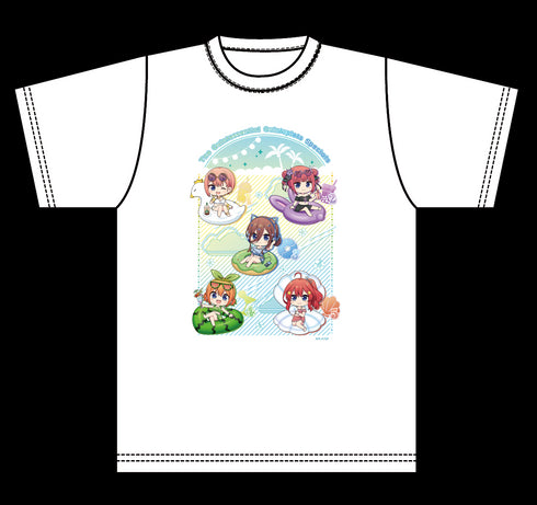 『五等分の花嫁∽』ぷちちょこグラフィックTシャツ バカンスver.