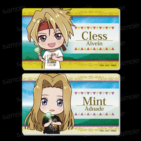 『テイルズ オブシリーズ』名札風アクリルバッジ【ファンタジア】セット