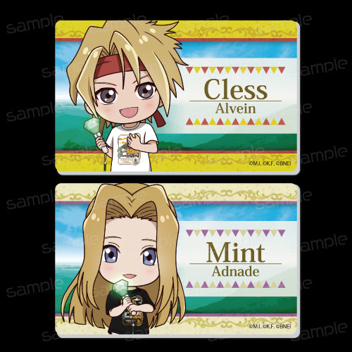 『テイルズ オブシリーズ』名札風アクリルバッジ【ファンタジア】セット