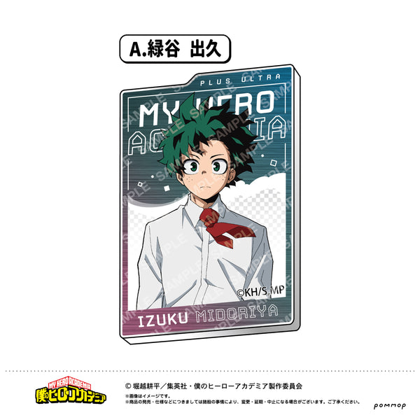 『僕のヒーローアカデミア』アクリルステッカー(A 緑谷 出久)
