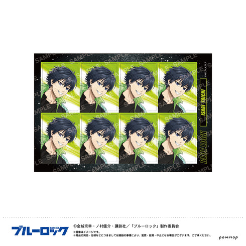 『ブルーロック』証明写真風シール-ナイトサッカー-(A 潔 世一)