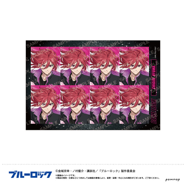 『ブルーロック』証明写真風シール-ナイトサッカー-(F 千切 豹馬)