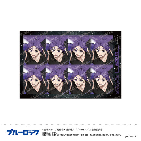 『ブルーロック』証明写真風シール-ナイトサッカー-(G 御影 玲王)