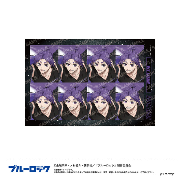 『ブルーロック』証明写真風シール-ナイトサッカー-(G 御影 玲王)