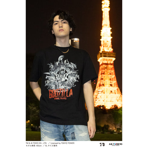 『ゴジラ70周年記念』 『ゴジラ FINAL WARS』シーンイラストTシャツ