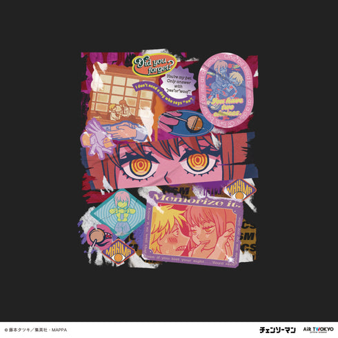 『チェンソーマン』ストリートアートTシャツ(マキマ)