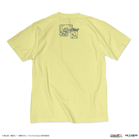 『進撃の巨人』The Final Season 完結編 (前編) イラストTシャツ2 (会いたかったからだ…)
