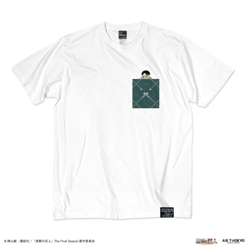 『進撃の巨人 The Final Season 完結編』ポケットTシャツ リヴァイ