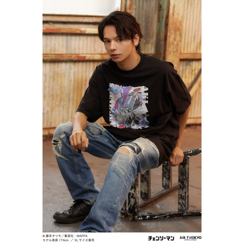 『チェンソーマン』ストリートアートTシャツ(早川アキ)