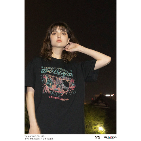 『ゴジラ70周年記念』『ゴジラ-1.0』シーンイラストTシャツ1(大戸島)