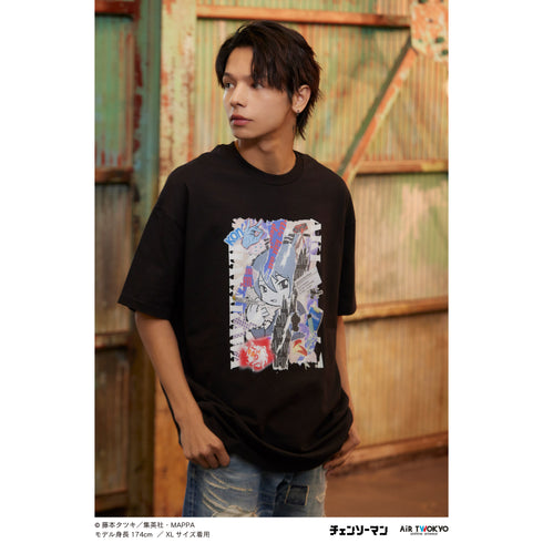 『チェンソーマン』ストリートアートTシャツ(早川アキ)