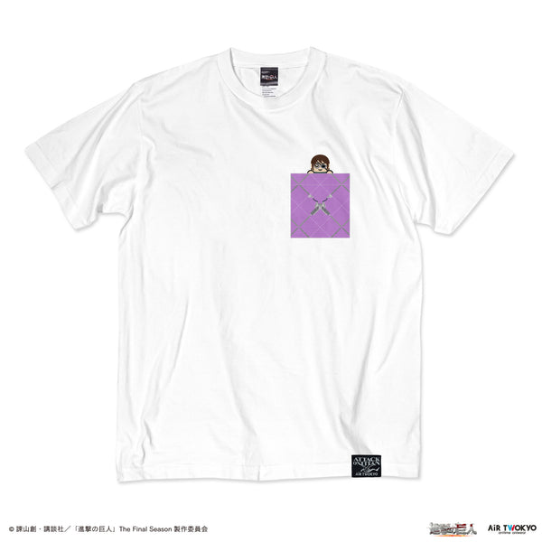 『進撃の巨人 The Final Season 完結編』ポケットTシャツ ハンジ