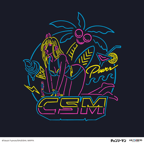 『チェンソーマン』オープニングイラストTシャツ5