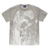 『釣りキチ三平』「Fish on!」川Ver. オールプリントTシャツ LIGHT GRAY【202405再販】