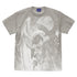 『釣りキチ三平』「Fish on!」川Ver. オールプリントTシャツ LIGHT GRAY