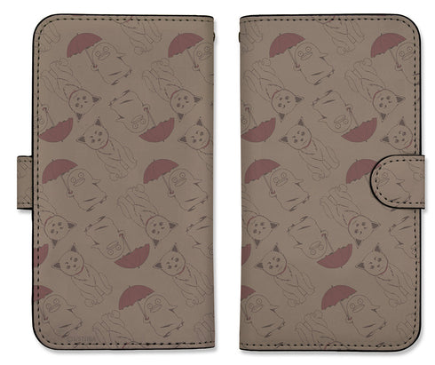 『銀魂』定春&エリザベス 総柄 手帳型スマホケース148