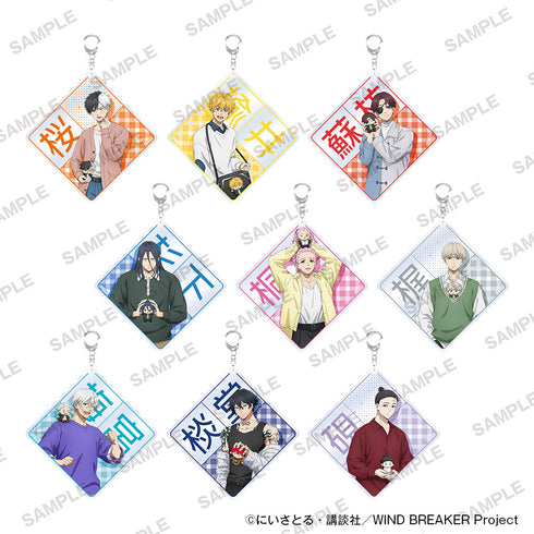 『WIND BREAKER』ネームキーホルダー ぬいぐるみといっしょver. 棪堂哉真斗