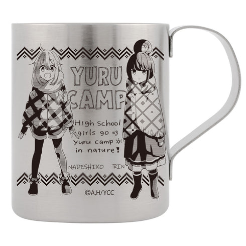 『ゆるキャン△ 』 リン&なでしこ 二層ステンレスマグカップ Ver2.0【202406再販】