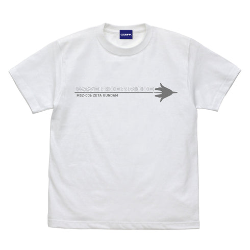 『機動戦士Zガンダム』描き下ろし ウェイブライダー Tシャツ WHITE【202405再販】