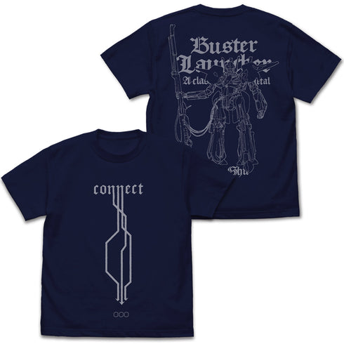 『重戦機エルガイム』バッシュ Tシャツ / NAVY
