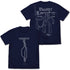 『重戦機エルガイム』バッシュ Tシャツ / NAVY