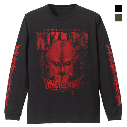 『ドロヘドロ(原作版)』悪魔ニカイドウ 袖ロングスリーブTシャツ BLACK【202406再販】