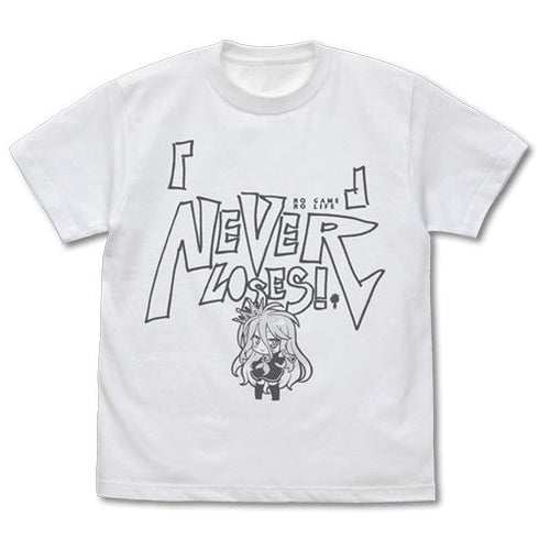 『ノーゲーム・ノーライフ』「白」の『 』(くうはく)に敗北はない Tシャツ【202406再販】