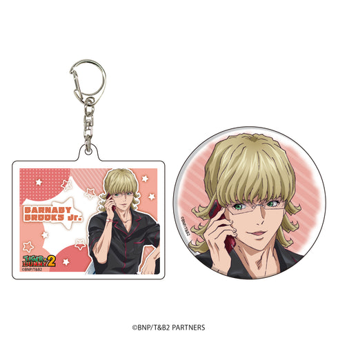 『TIGER & BUNNY 2』アクリルキーホルダー&缶バッジセット 04/バーナビー・ブルックス Jr.(描き下ろしイラスト)