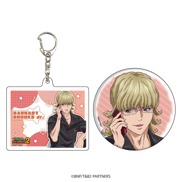 『TIGER & BUNNY 2』アクリルキーホルダー&缶バッジセット 04/バーナビー・ブルックス Jr.(描き下ろしイラスト)