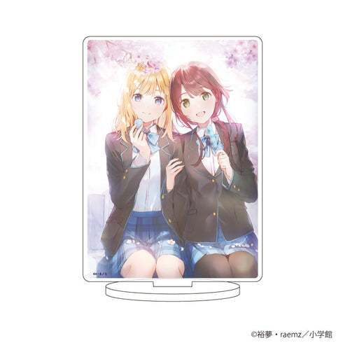 《千岁君在柠檬水瓶里》亚克力立牌01/柊夕湖&内田优空(官方插画)