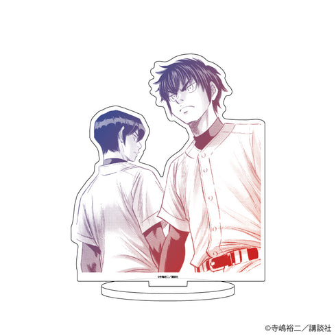 『ダイヤのA actⅡ』キャラアクリルフィギュア 18/沢村栄純&降谷暁(公式イラスト)